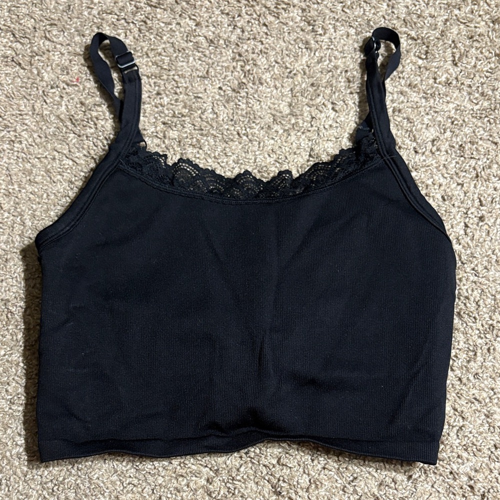 Aerie Black Bralette/Tank Size XL